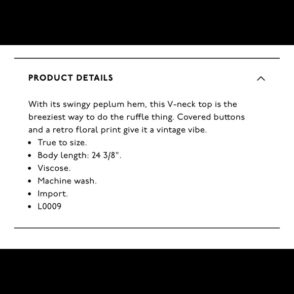 Madewell Courtyard Ruffle Hem Top - Picture 2 of 7